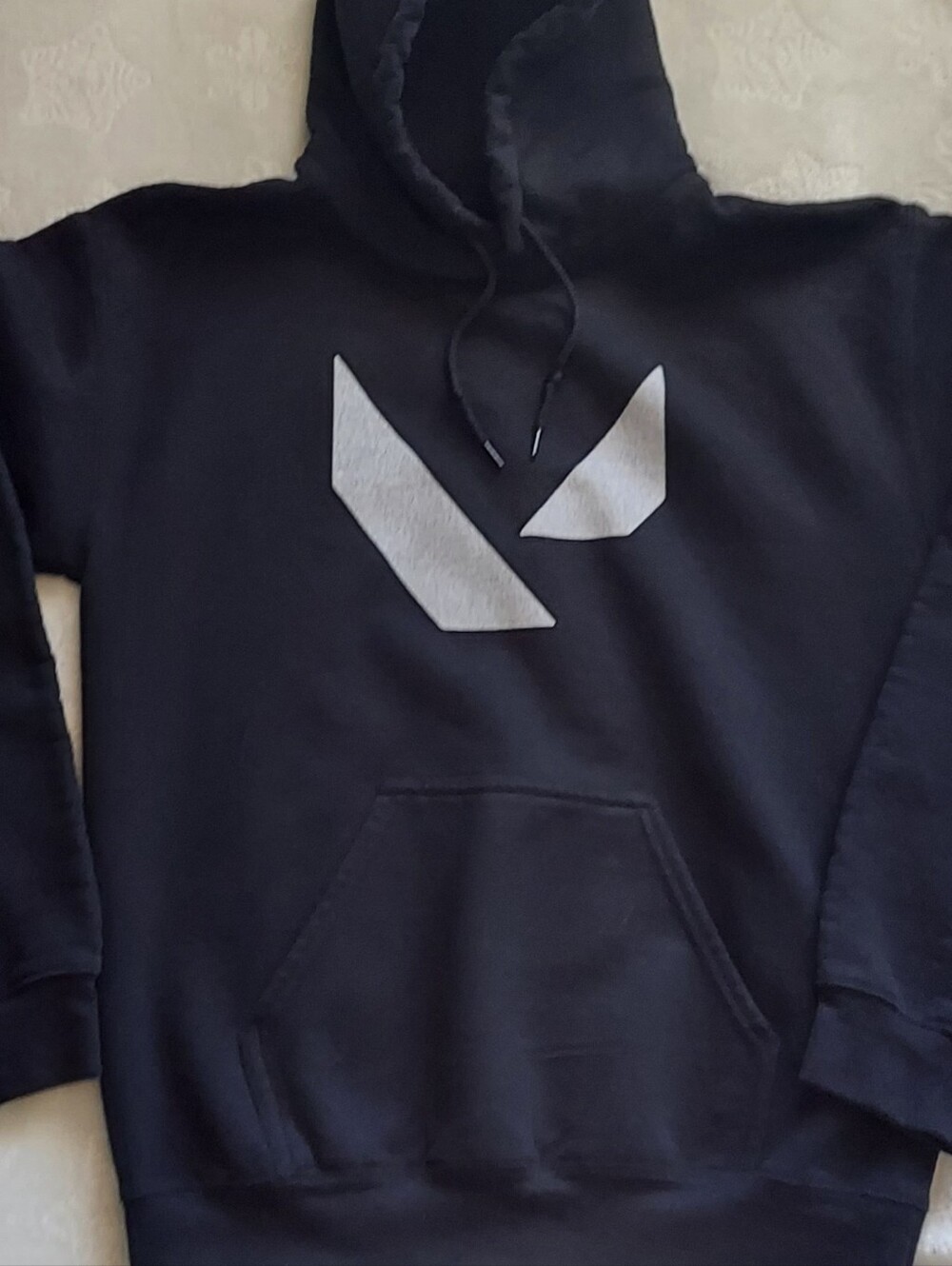 Black Valorant Logo Hoodie Sweatshirt Unisex Small